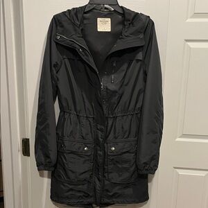 Abercrombie & Fitch Charcoal Utility Jacket